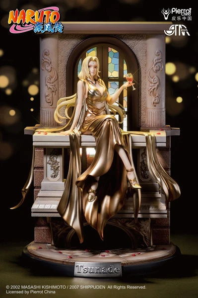 Tsunade Golden Gown On A Balcony Ver Naruto Shippuden STAREXVA Figure 4 Tsunade Golden Gown On A Balcony Ver Naruto Shippuden STAREXVA Figure - Image 2