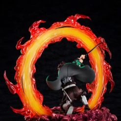 ANIPLEX OF AMERICA Tanjiro Kamado Hinokami Kagura Clear Blue Sky Ver Demon Slayer Figure -Toy Model Cosplay Store 4534530725981 figure tanjiro kamado hinokami kaguya clear blue sky ver demon slayer figure altc