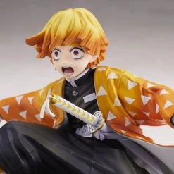 ANIPLEX OF AMERICA Zenitsu Agatsuma Demon Slayer Kimetsu No Yaiba Figure -Toy Model Cosplay Store 4534530872166 figure zenitsu agatsuma demon slayer kimetsu no yaiba figure altI