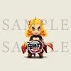 ANIPLEX OF AMERICA Kyojuro Demon Slayer Charm Figure -Toy Model Cosplay Store 4534530898913 figure kyojuro demon slayer charm primary
