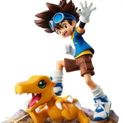 MEGAHOUSE Taichi And Agumon (Re-Run) 20th Anniversary Ver Digimon GEM Series Figure -Toy Model Cosplay Store 4535123828058 figure tai and agumon 20th anniversary digimon gem series altb