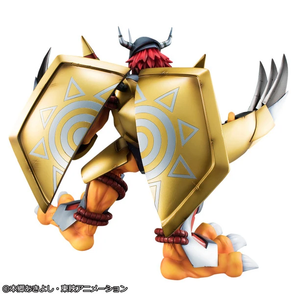 MEGAHOUSE Wargreymon & Taichi Yagami (Re-run) Digimon Adventure Precious GEM Series Figure 5 MEGAHOUSE Wargreymon & Taichi Yagami (Re-run) Digimon Adventure Precious GEM Series Figure - Image 3