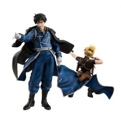MEGAHOUSE Roy Mustang & Riza Hawkeye Fullmetal Alchemist Precious GEM Figure Set -Toy Model Cosplay Store 4535123830587 figure roy mustang and riza hawkeye fullmetal alchemist precious gem set alta