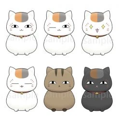 MEGAHOUSE Nyanko-Sensei Natsume’s Book Of Friends Chokorin Mascot Figure Set