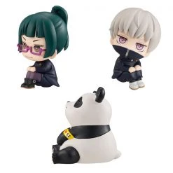 MEGAHOUSE Maki, Toge & Panda Lookup Series Jujutsu Kaisen Figure Set With Gift -Toy Model Cosplay Store 4535123832888 figure maki toge and panda lookup series jujutsu kaisen set with gift altb
