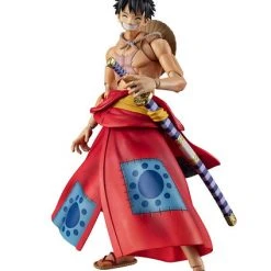MEGAHOUSE Monkey D Luffy Variable Action Heroes One Piece Action Figure -Toy Model Cosplay Store 4535123832970 figure monkey d luffy wanokuni ver variable action heroes one piece action alte