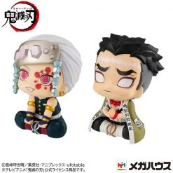 MEGAHOUSE Tengen Uzui & Gyomei Himejima Look Up Series Demon Slayer Figure Set With Gift -Toy Model Cosplay Store 4535123833434 figure tengen uzui and gyomei himejima look up series demon slayer set with gift altd