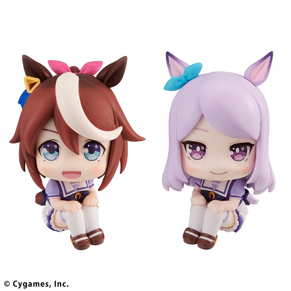 MEGAHOUSE Tokai Teio & Mejiro McQueen Look Up Series Umamusume Pretty Derby Figure Set With Gift 4 MEGAHOUSE Tokai Teio & Mejiro McQueen Look Up Series Umamusume Pretty Derby Figure Set With Gift - Image 2