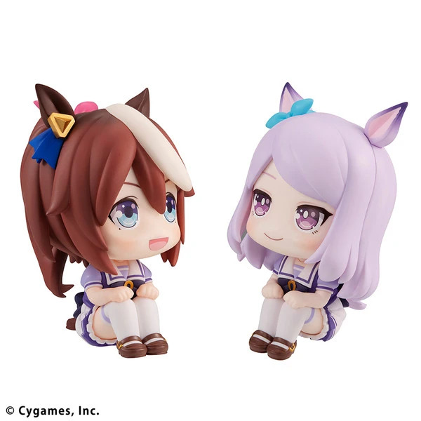 MEGAHOUSE Tokai Teio & Mejiro McQueen Look Up Series Umamusume Pretty Derby Figure Set With Gift 7 MEGAHOUSE Tokai Teio & Mejiro McQueen Look Up Series Umamusume Pretty Derby Figure Set With Gift - Image 5