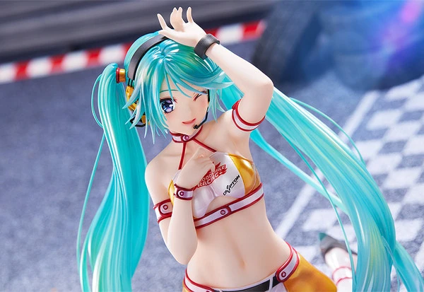 MAX FACTORY Hatsune Miku 2010 Racing Ver Vocaloid Figure 11 MAX FACTORY Hatsune Miku 2010 Racing Ver Vocaloid Figure - Image 9