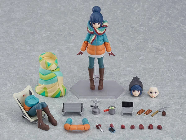 MAX FACTORY Rin Shima DX Ver Laid-Back Camp Figma Figure 3 MAX FACTORY Rin Shima DX Ver Laid-Back Camp Figma Figure