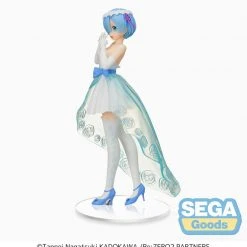 SEGA Rem Wedding Dress Ver Re:ZERO SPM Prize Figure -Toy Model Cosplay Store 4570001955747 figure rem wedding dress ver re zero spm prize alta
