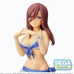 SEGA Miku Nakano Swimsuit Ver The Quintessential Quintuplets PM Prize Figure -Toy Model Cosplay Store 4570001968792 figure miku nakano swimsuit ver the quintessential quintuplets pm prize altd