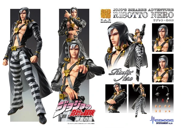 MEDICOS ENTERTAINMENT Risotto Nero JoJo's Bizarre Adventure Golden Wind Figure 14 MEDICOS ENTERTAINMENT Risotto Nero JoJo's Bizarre Adventure Golden Wind Figure - Image 12