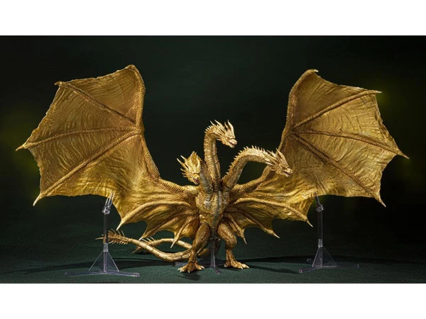 TAMASHII NATIONS King Ghidorah 2019 Special Color Ver Godzilla King Of The Monsters SH Monsterarts Figure 4 TAMASHII NATIONS King Ghidorah 2019 Special Color Ver Godzilla King Of The Monsters SH Monsterarts Figure - Image 2