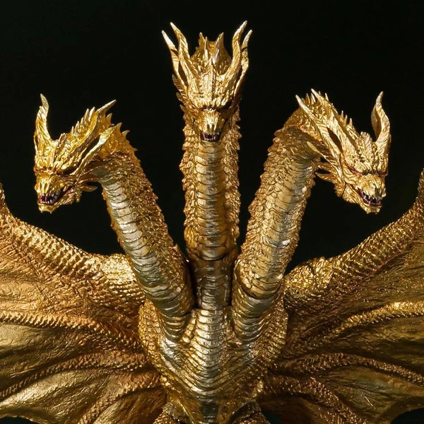 TAMASHII NATIONS King Ghidorah 2019 Special Color Ver Godzilla King Of The Monsters SH Monsterarts Figure 7 TAMASHII NATIONS King Ghidorah 2019 Special Color Ver Godzilla King Of The Monsters SH Monsterarts Figure - Image 5