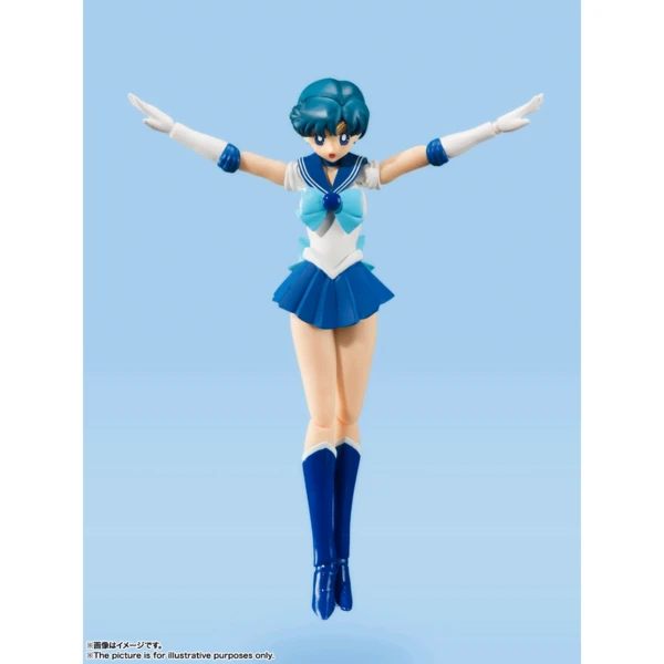 TAMASHII NATIONS Sailor Mercury Animation Color Ver Pretty Guardian Sailor Moon Figure 6 TAMASHII NATIONS Sailor Mercury Animation Color Ver Pretty Guardian Sailor Moon Figure - Image 4