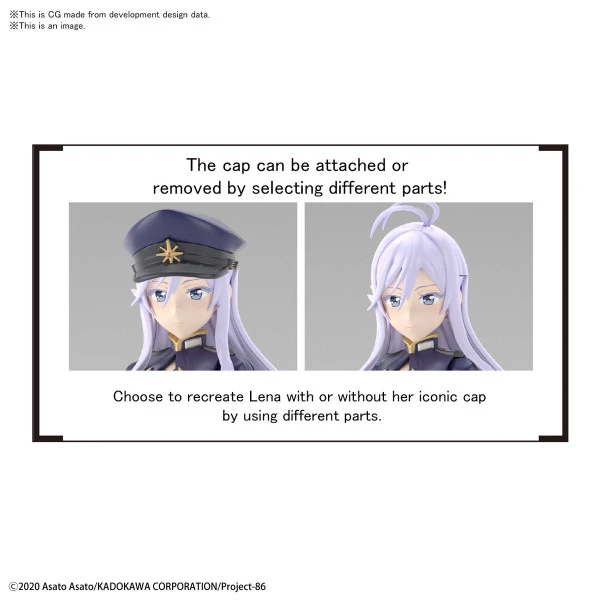 BANDAI FIGURE Lena 86 Eighty-Six Figure-rise Model Kit 7 BANDAI FIGURE Lena 86 Eighty-Six Figure-rise Model Kit - Image 5