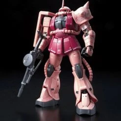 BANDAI FIGURE MS-06S Char's Zaku II Mobile Suit Gundam RG 1/144 Model Kit