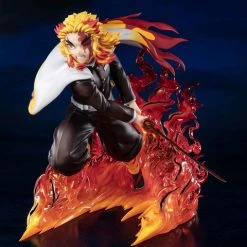 TAMASHII NATIONS Kyojuro Rengoku Demon Slayer The Movie Mugen Train Figuarts Figure 12 TAMASHII NATIONS Kyojuro Rengoku Demon Slayer The Movie Mugen Train Figuarts Figure -Toy Model Cosplay Store 4573102621054 figure kyojuro rengoku demon slayer mugen train movie figuarts altd