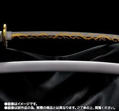 TAMASHII NATIONS Zenitsu Agatsuma's Nichirin Sword Demon Slayer Proplica -Toy Model Cosplay Store 4573102621184 figure zenitsu agatsumas nichirin sword demon slayer proplica alti