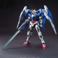 BANDAI FIGURE GN-0000+GNR-010 00 Raiser Mobile Suit Gundam MG 1/100 Model Kit