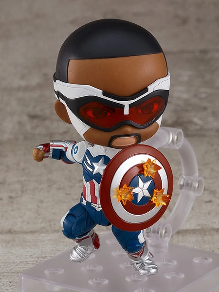 GOOD SMILE Captain America (Sam Wilson) DX Ver The Falcon And The Winter Soldier Nendoroid Figure 4 GOOD SMILE Captain America (Sam Wilson) DX Ver The Falcon And The Winter Soldier Nendoroid Figure - Image 2