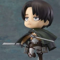 GOOD SMILE Levi (2nd-Run) Attack On Titan Nendoroid Figure -Toy Model Cosplay Store 4580590124943 figure levi attack on titan nendoroid altA