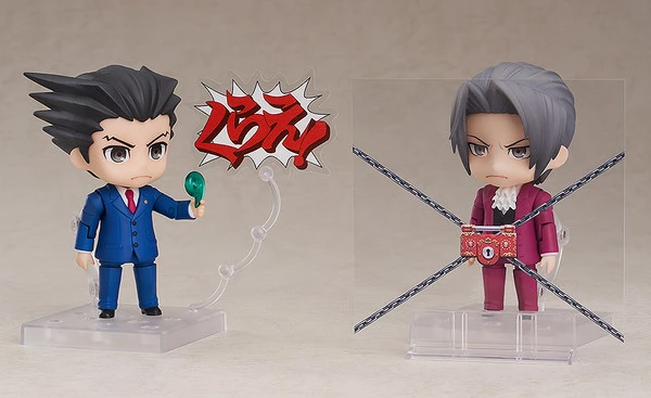 GOOD SMILE Miles Edgeworth Ace Attorney Phoenix Wright Nendoroid Figure 9 GOOD SMILE Miles Edgeworth Ace Attorney Phoenix Wright Nendoroid Figure - Image 7