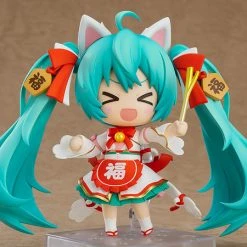 GOOD SMILE Hatsune Miku Maneki Miku Ver Vocaloid Nendoroid Figure -Toy Model Cosplay Store 4580590127401 figure hatsune miku maneki miku ver vocaloid nendoroid altb