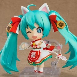 GOOD SMILE Hatsune Miku Maneki Miku Ver Vocaloid Nendoroid Figure -Toy Model Cosplay Store 4580590127401 figure hatsune miku maneki miku ver vocaloid nendoroid altc
