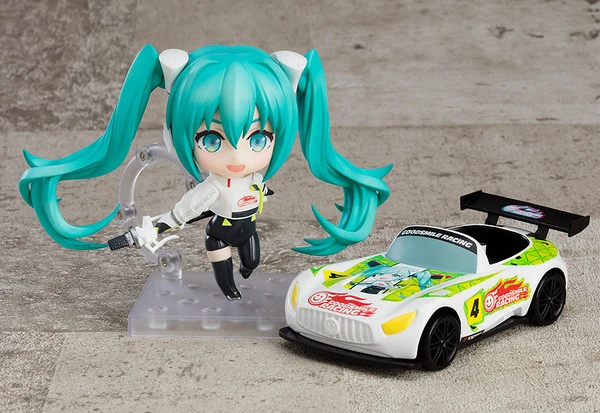 GOOD SMILE Racing Miku 2022 Ver Vocaloid Nendoroid Figure 7 GOOD SMILE Racing Miku 2022 Ver Vocaloid Nendoroid Figure - Image 5