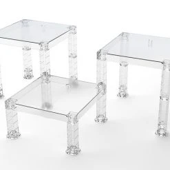 GOOD SMILE The Simple Stand Build-On Type Translucent Ver Customizable Figure Stand Set