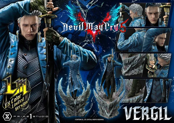 PRIME1 STUDIO Vergil EX Color Limited Ver Devil May Cry Statue 4 PRIME1 STUDIO Vergil EX Color Limited Ver Devil May Cry Statue - Image 2