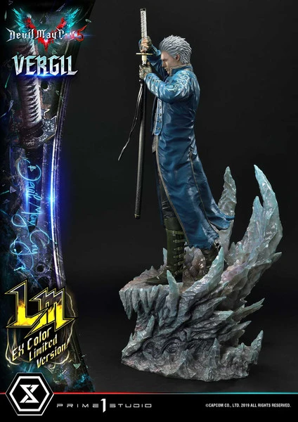 PRIME1 STUDIO Vergil EX Color Limited Ver Devil May Cry Statue 6 PRIME1 STUDIO Vergil EX Color Limited Ver Devil May Cry Statue - Image 4