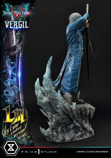 PRIME1 STUDIO Vergil EX Color Limited Ver Devil May Cry Statue 8 PRIME1 STUDIO Vergil EX Color Limited Ver Devil May Cry Statue - Image 6