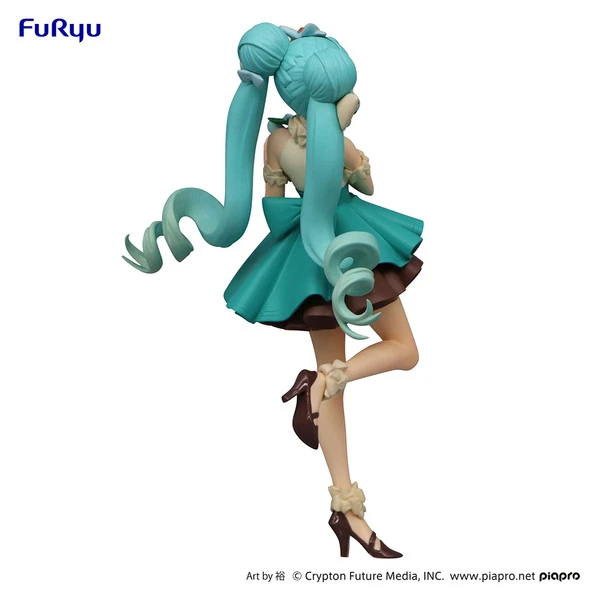 FURYU Hatsune Miku (Re-run) Chocolate Mint Ver SweetSweets Series Vocaloid Figure 7 FURYU Hatsune Miku (Re-run) Chocolate Mint Ver SweetSweets Series Vocaloid Figure - Image 5