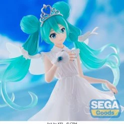 SEGA Hatsune Miku 15th Anniversary KEI Ver Vocaloid SPM Prize Figure -Toy Model Cosplay Store 4580779501152 figure hatsune miku 15th anniversary kei ver vocaloid spm prize altg