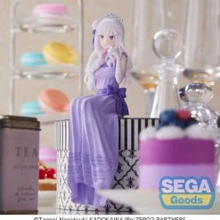 SEGA Emilia Dressed-Up Party Perching Ver Re:ZERO Lost In Memories PM Prize Figure -Toy Model Cosplay Store 4580779504238 figure emilia dressed up party perching ver re zero lost in memories pm prize alte