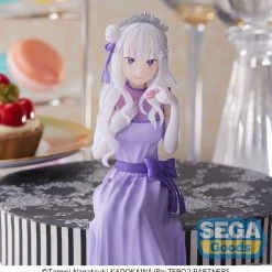 SEGA Emilia Dressed-Up Party Perching Ver Re:ZERO Lost In Memories PM Prize Figure -Toy Model Cosplay Store 4580779504238 figure emilia dressed up party perching ver re zero lost in memories pm prize altg