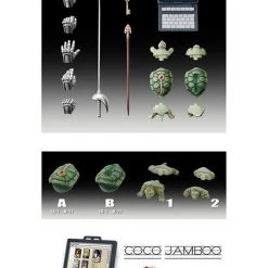 MEDICOS ENTERTAINMENT Silver Chariot JoJo's Bizarre Adventure Part 5 Golden Wind Action Figure -Toy Model Cosplay Store 4582638215293 figure sc jojos bizarre adventure part 5 golden wind action altd