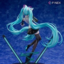 FURYU Hatsune Miku Cat Ear Headphone Ver Figure -Toy Model Cosplay Store 4589584952289 figure hatsune miku cat ear headphones ver vocaloid altf