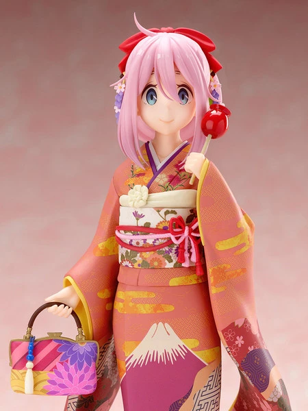 FURYU Nadeshiko Kagamihara Furisode Ver Laid-Back Camp Figure 4 FURYU Nadeshiko Kagamihara Furisode Ver Laid-Back Camp Figure - Image 2