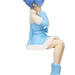 FURYU Rem Snow Princess Ver Re:ZERO Noodle Stopper Figure -Toy Model Cosplay Store 4589584959134 figure rem snow princess ver re zero noodle stopper altb