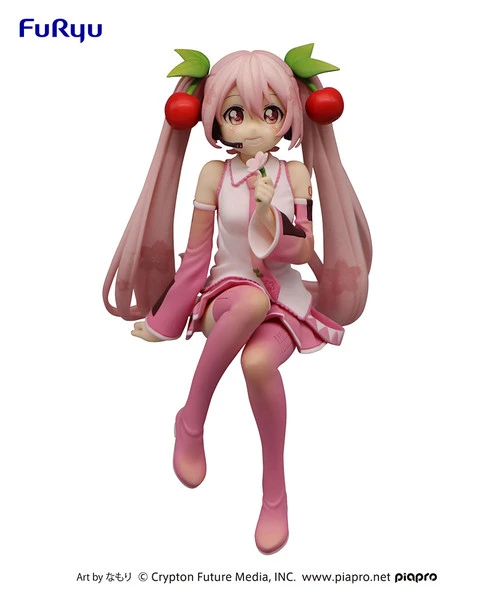 FURYU Sakura Miku 2022 Ver Hatsune Miku Noodle Stopper Vocaloid Figure 3 FURYU Sakura Miku 2022 Ver Hatsune Miku Noodle Stopper Vocaloid Figure