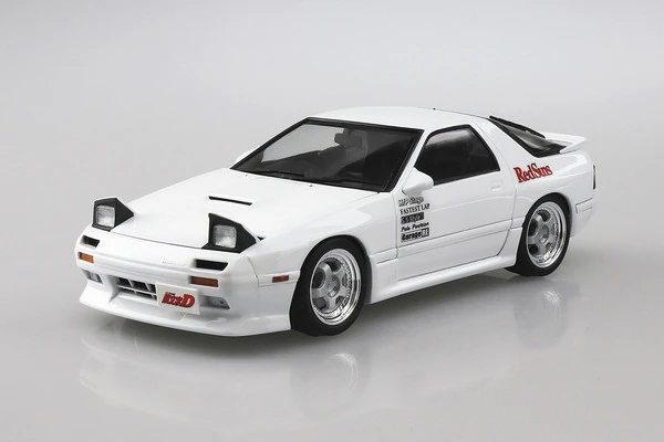 AOSHIMA FC3S RX-7 (Re-run) Takahashi Ryosuke Initial D 1/24 Model Kit 3 AOSHIMA FC3S RX-7 (Re-run) Takahashi Ryosuke Initial D 1/24 Model Kit