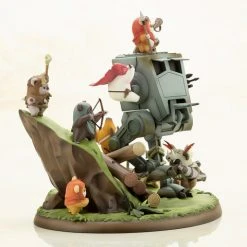 KOTOBUKIYA The Little Rebels Battle Of Endor Ver Star Wars Return Of The Jedi ARTFX Artist Series Figure -Toy Model Cosplay Store 4934054032051 figure the little rebels battle of endor ver star wars return of the jedi artfx artist series altf