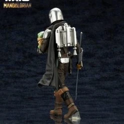 KOTOBUKIYA Mandalorian & Grogu With Beskar Staff The Mandalorian ARTFX+ Figure -Toy Model Cosplay Store 4934054039555 figure mandalorian and grogu with beskar staff the mandalorian artfx altc