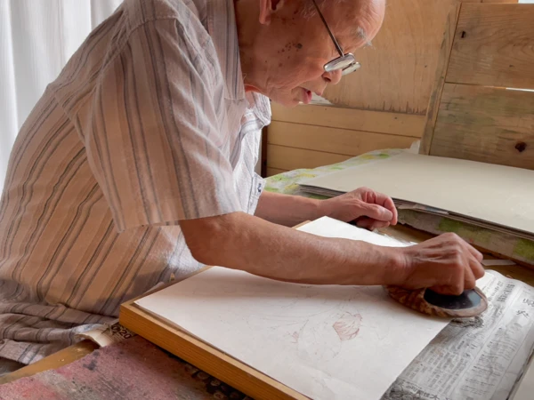 KADOKAWA Holo Wolf Beauty With Cherry Blossoms Spice And Wolf Exclusive Ukiyo-e Woodblock Print (Import) 12 KADOKAWA Holo Wolf Beauty With Cherry Blossoms Spice And Wolf Exclusive Ukiyo-e Woodblock Print (Import) - Image 10