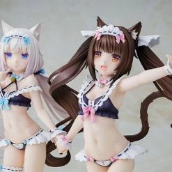 Chocola & Vanilla Maid Swimsuit Ver NekoPara Special Kadokawa Figure Set -Toy Model Cosplay Store 4942330140406 figure chocola and vanilla maid swimsuit ver nekopara special kadokawa set altf